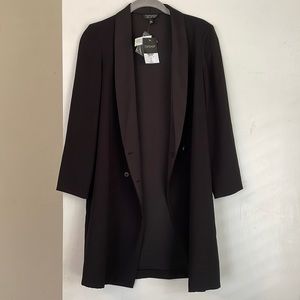 Topshop long black blazer, new with tags, women’s professional clothing